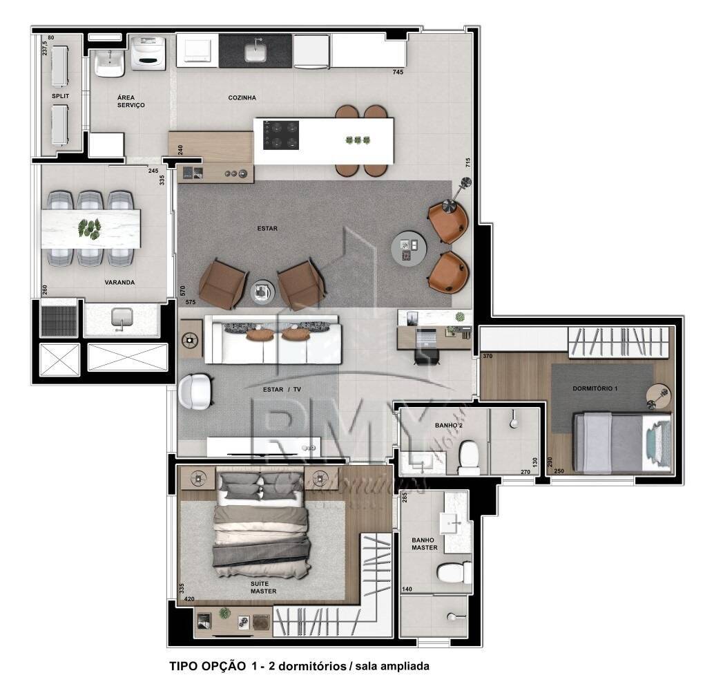 Apartamento à venda com 3 quartos, 105m² - Foto 9