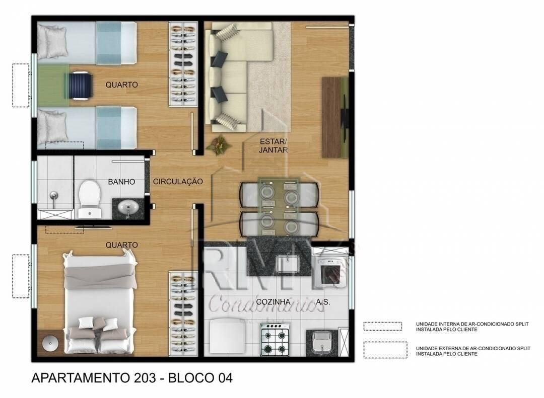 Apartamento à venda com 2 quartos, 38m² - Foto 5