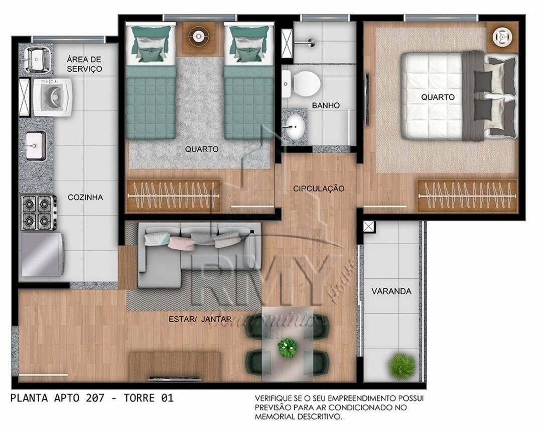 Apartamento à venda com 2 quartos, 42m² - Foto 20