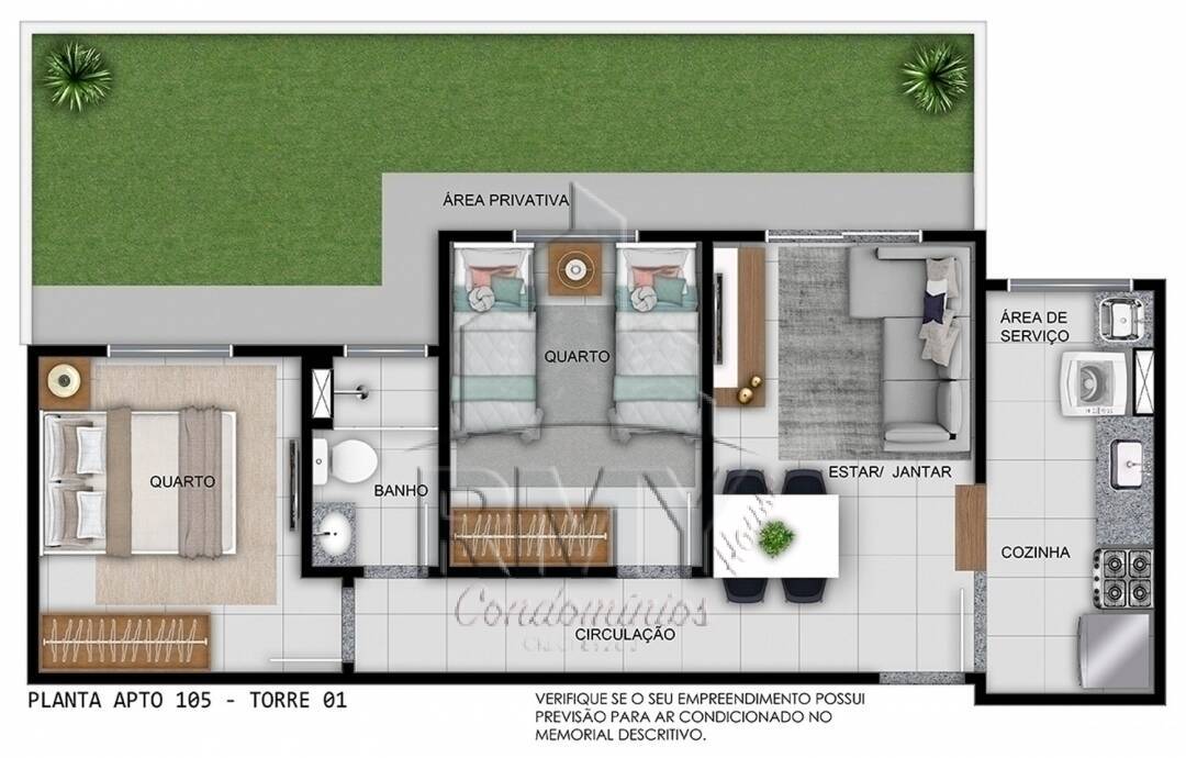 Apartamento à venda com 2 quartos, 42m² - Foto 8