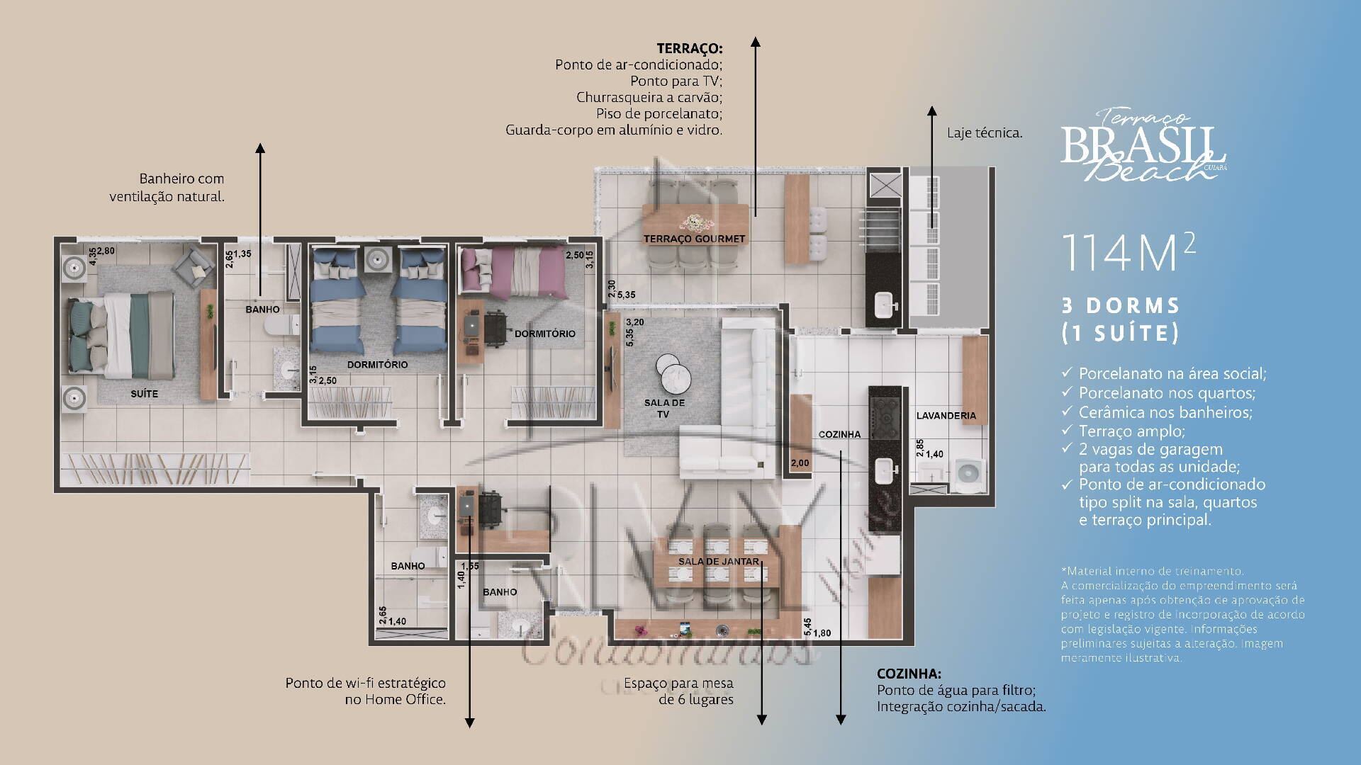 Apartamento à venda com 3 quartos, 98171m² - Foto 8