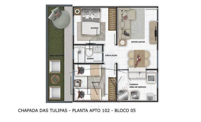 Apartamento à venda com 2 quartos, 39m² - Foto 10