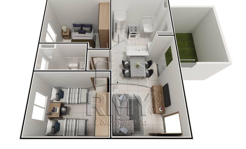 Apartamento à venda com 2 quartos, 38m² - Foto 8