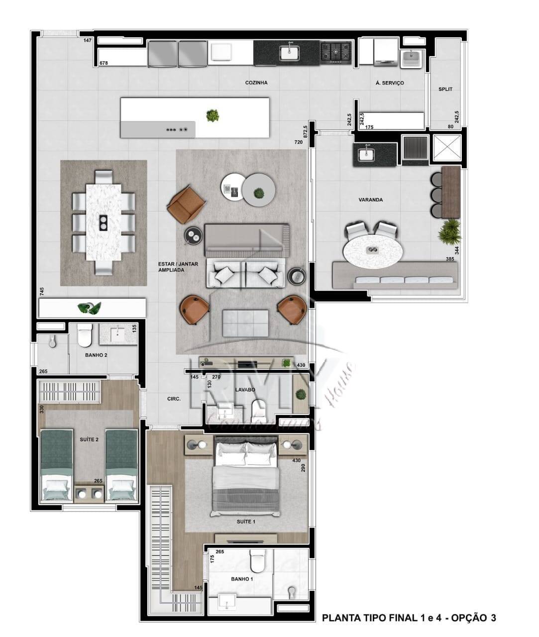 Apartamento à venda com 3 quartos, 132m² - Foto 15