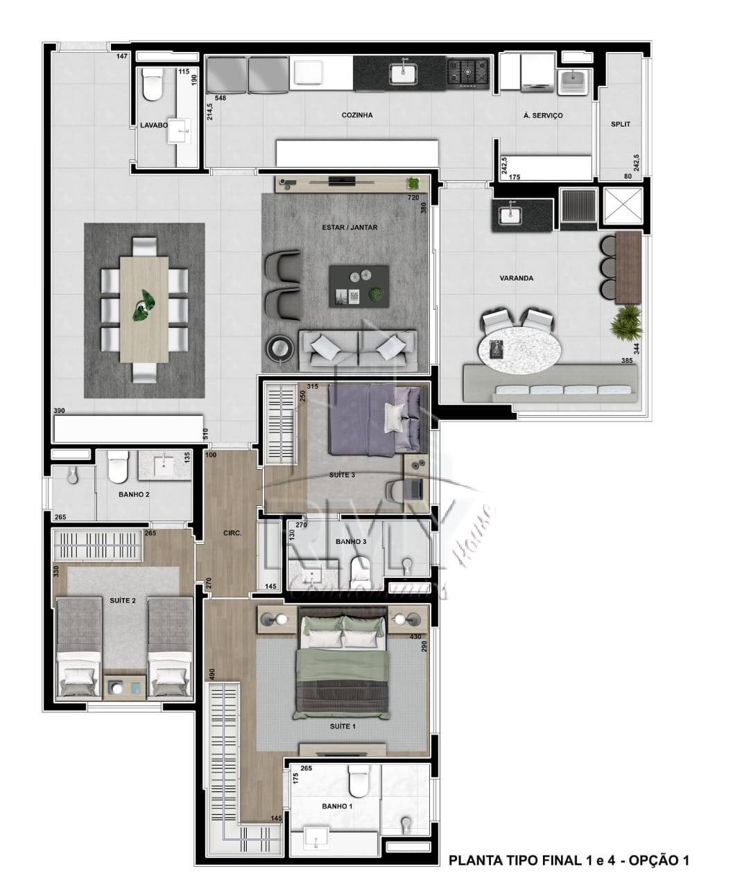 Apartamento à venda com 3 quartos, 132m² - Foto 33