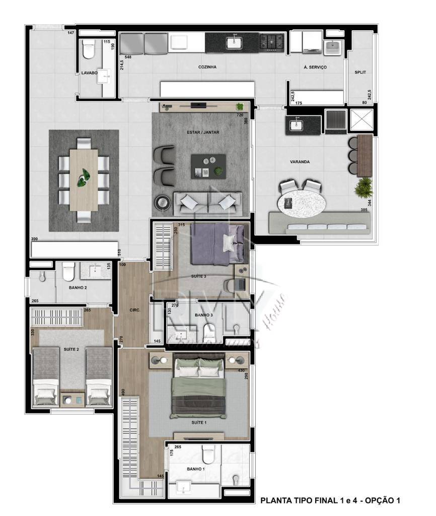 Apartamento à venda com 3 quartos, 132m² - Foto 35