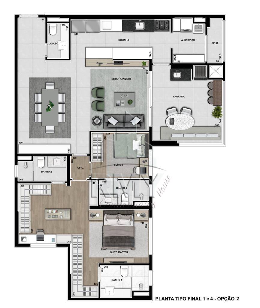 Apartamento à venda com 3 quartos, 132m² - Foto 38