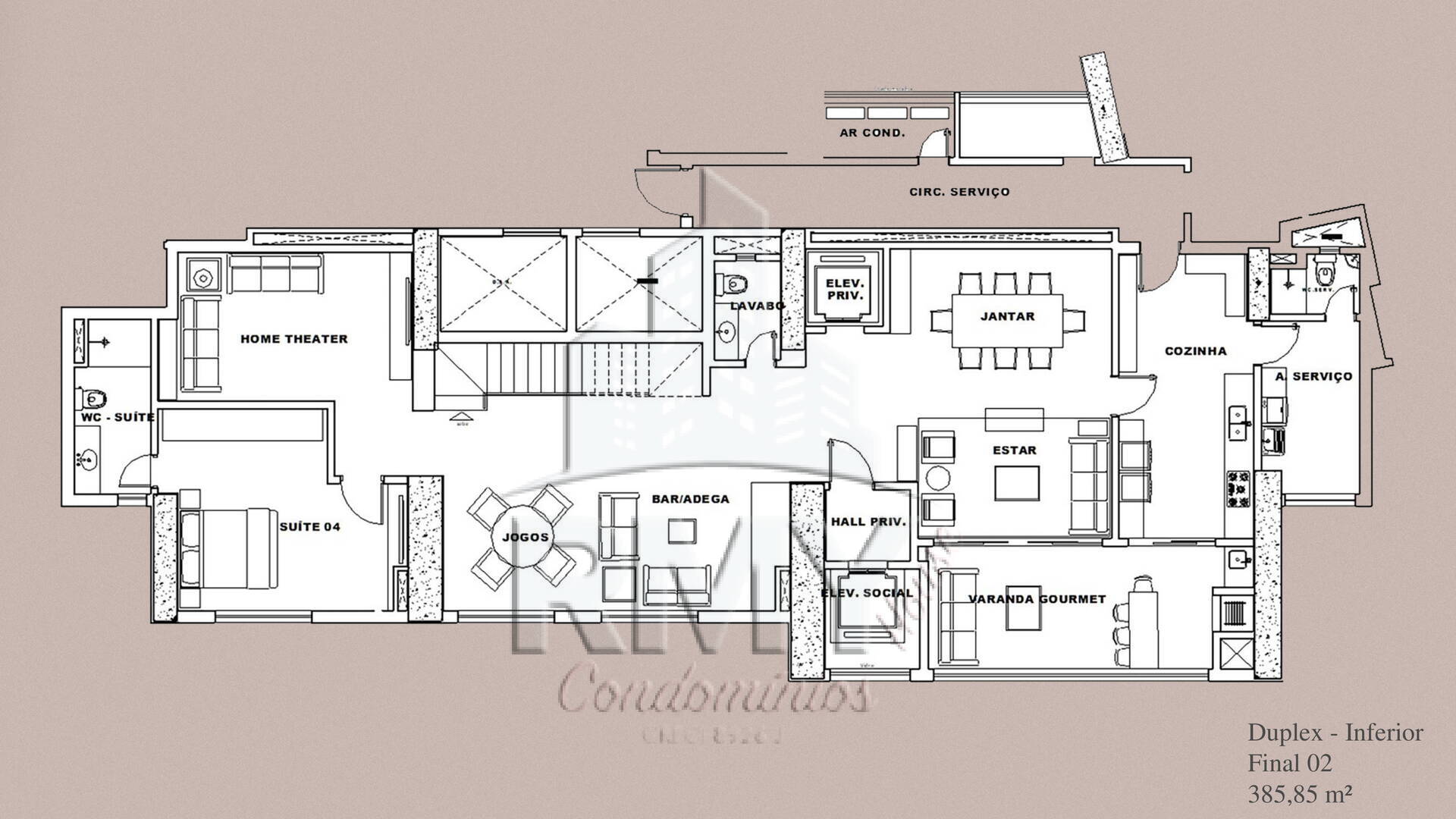 Apartamento à venda com 4 quartos, 209m² - Foto 17