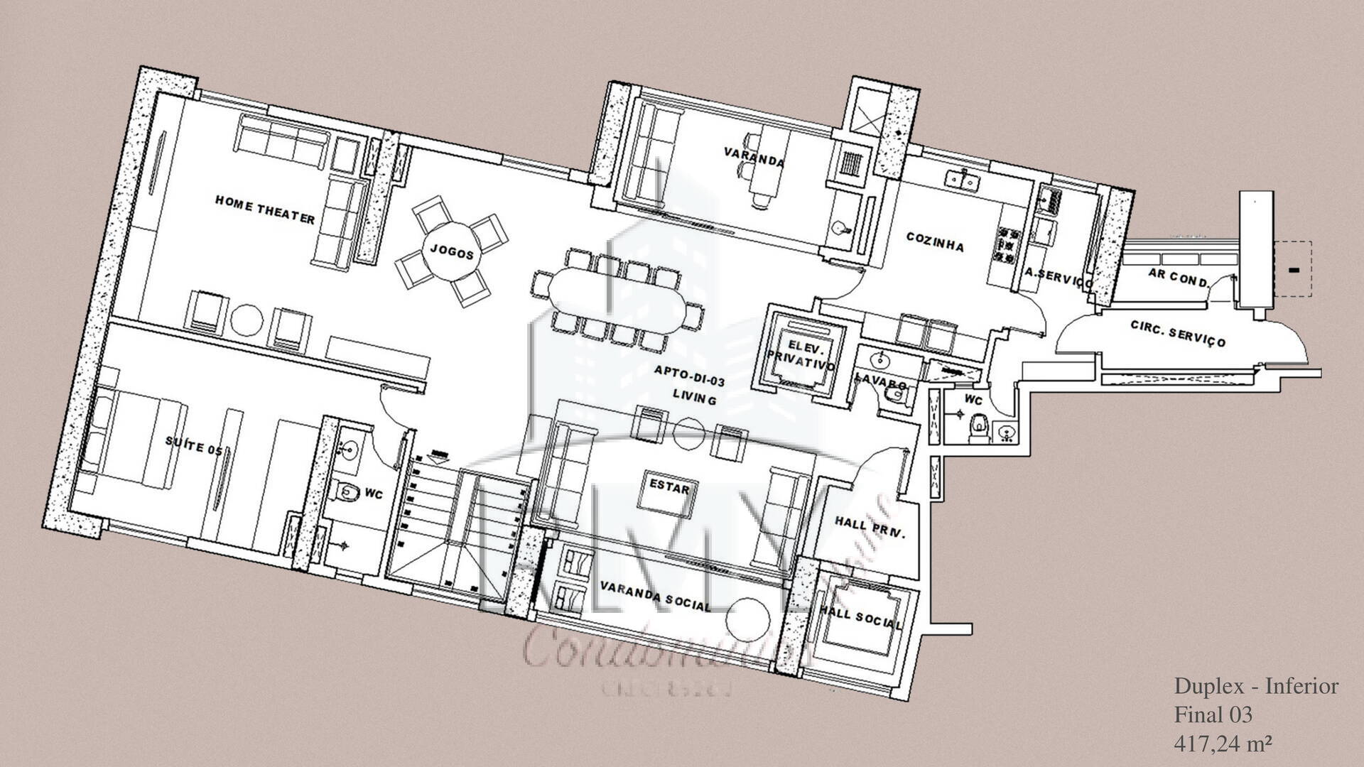 Apartamento à venda com 4 quartos, 209m² - Foto 19